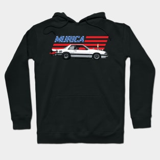 mcflurry oreo foxbody godzilla coyote drag racer racing car Hoodie